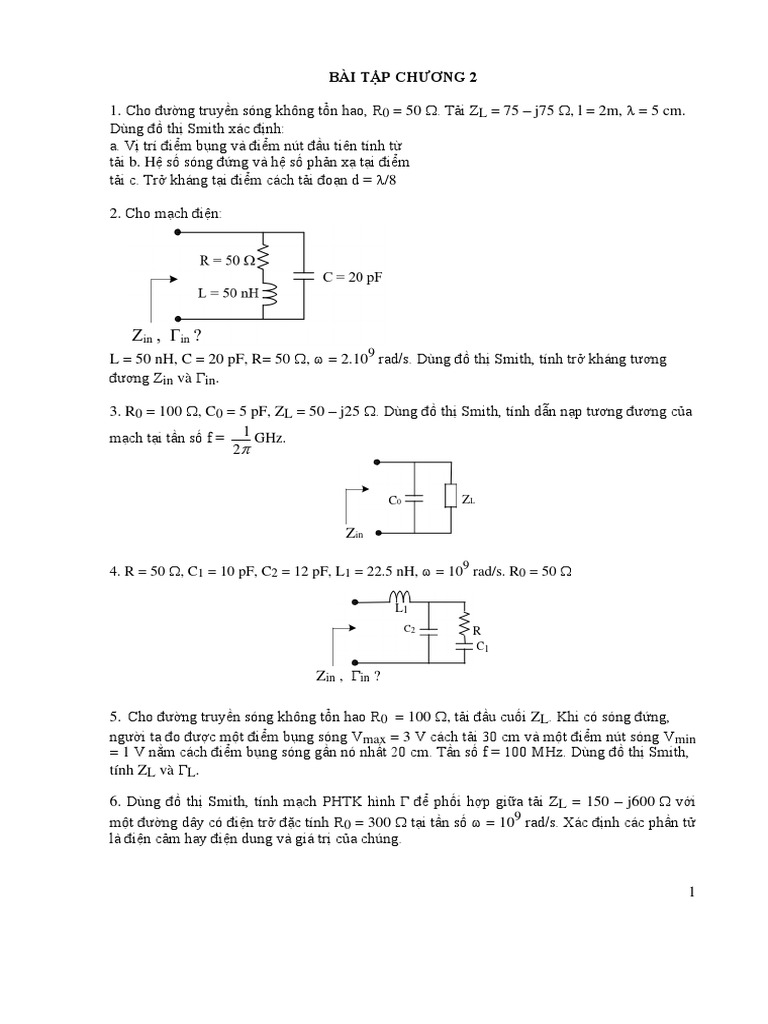 KTSCT - BT Chuong 2 SV | PDF