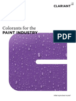 Clariant Brochure Colorants For The Paint Industry 201703 en