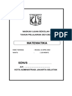 Soal Us Utama Matematika 2022