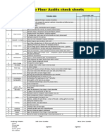 5S Audit Check Sheet