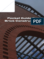 Pocket Guide To Brick Construction