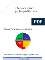 Jenis Rencana Dalam Penanggulangan Bencana