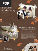 Sacrament of Matrimony