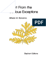 Alfredo M. Bonanno - Apart From The Obvious Exceptions