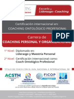 Programa de La Carrera de Coaching Personal y Organizacional