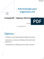 Unidade 5 - Balanço Patrimonial