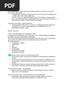 Streetcar Named Desire - Annotations
