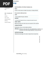 Assigment 1 Work and Machines