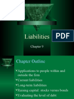 Liabilities Chapter 09