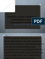 Pagsunod Sa Batas Pambansa at Pandaigdigan Tungo Sa Pangangalaga Kapaligiran