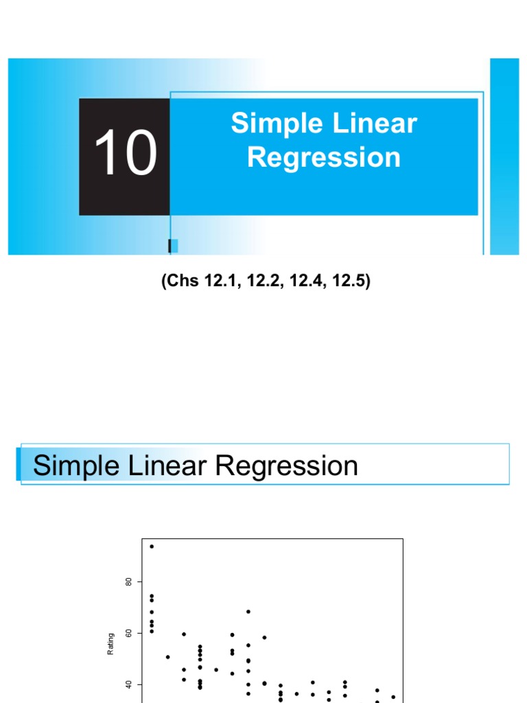 Simple Regression Analysis Pdf