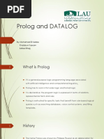 Prolog and Datalog