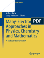 Vdoc - Pub Many Electron Approaches in Physics Chemistry and Mathematics A Multidisciplinary View