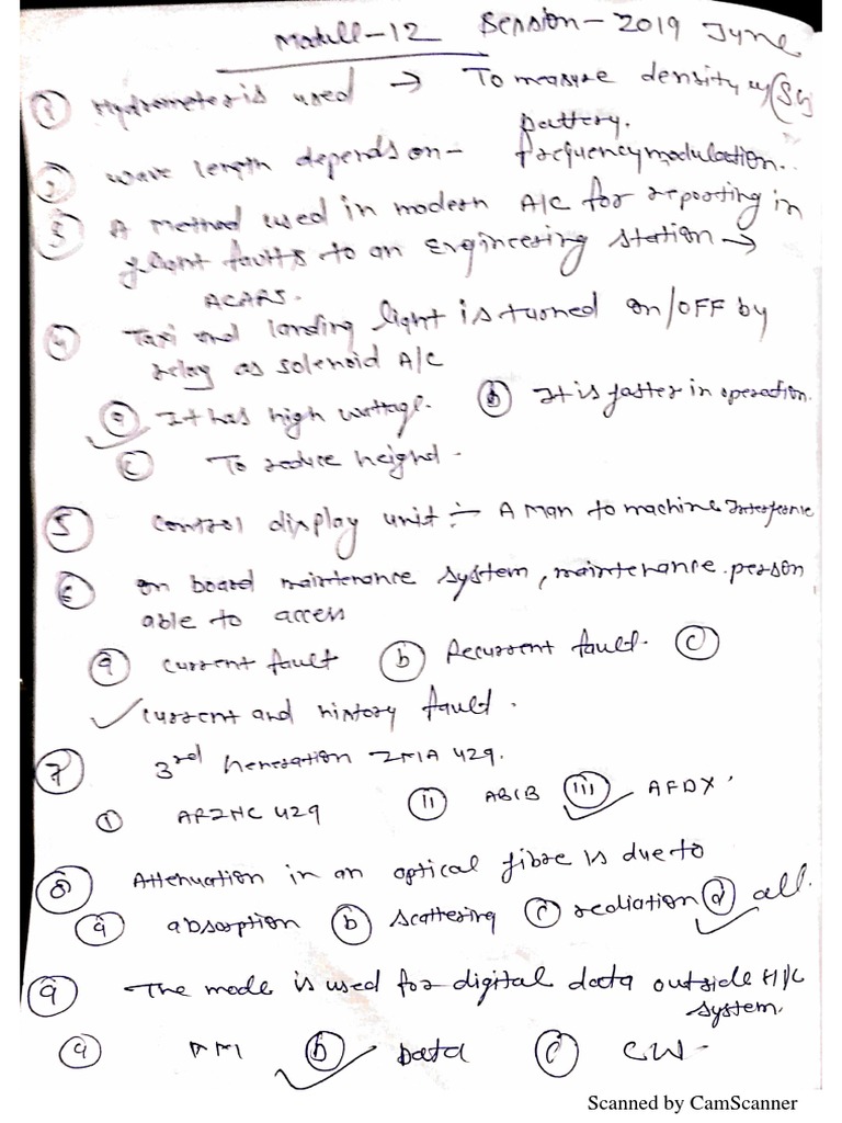 Module 12 Handwritten Questions | PDF