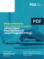 Silabus - JAVA (Java Foundations & Java Programming)