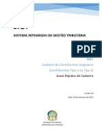 Guias Rápidos de Cadastro - Registo de Contribuintes Singulares