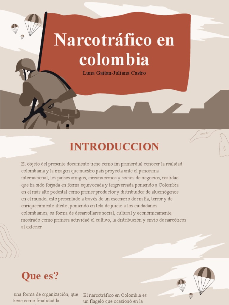 Narcotráfico y su impacto en Colombia | PDF | Comercio ilegal de drogas ...