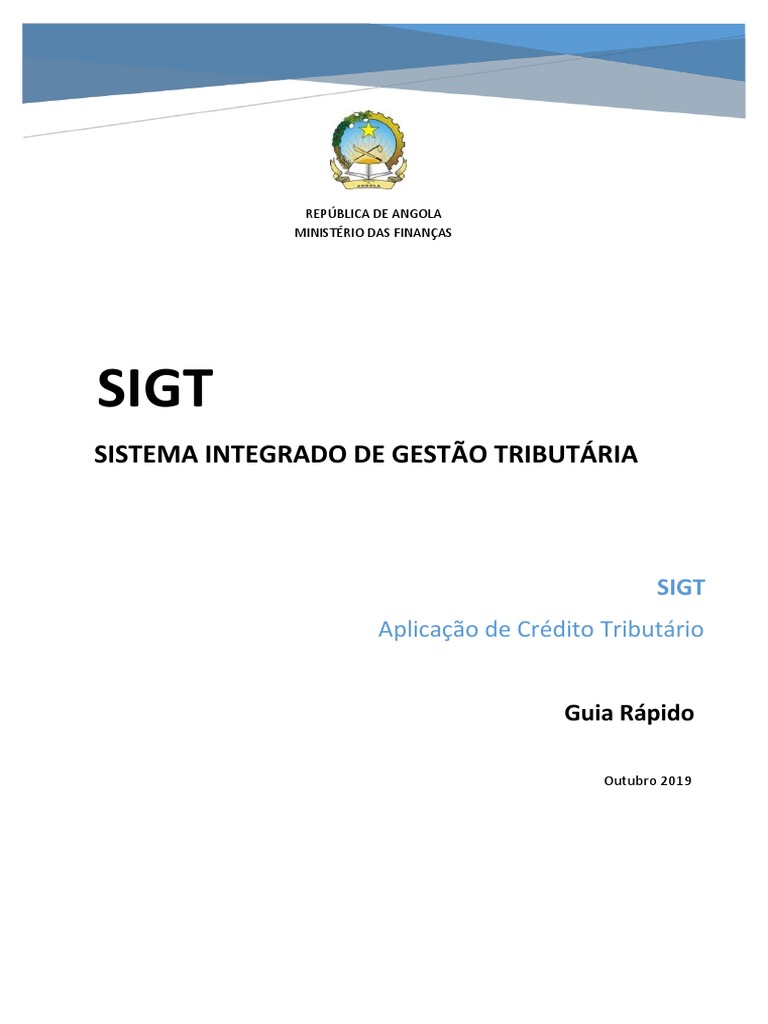 Guia Rápido: Aplicação de Crédito SIGT | PDF | Crédito | Finanças e ...