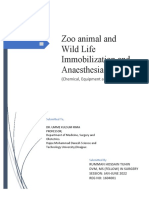 Zoo Animal and Wild Life Immobilization and Anaesthesia