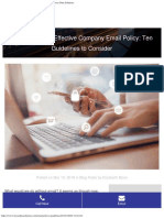An Effective Company Email Policy 10 Guidelines Focus Data Solutions