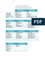 Jadwal Dan Kelompok Final Praktikum Pengendalian Mesin Listrik