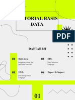 Tutorial Basis Data