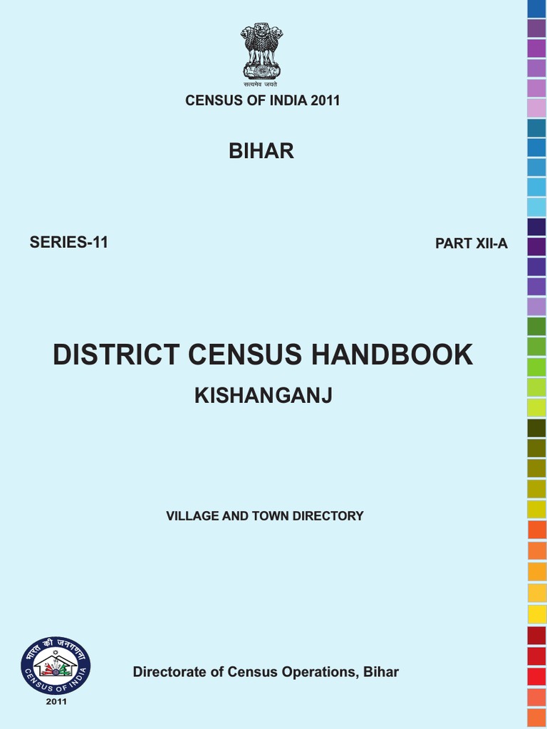 Kishanganj District Census Handbook | PDF | Census | Data