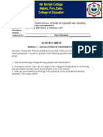 Activity Sheet For Module 4 (AutoRecovered)