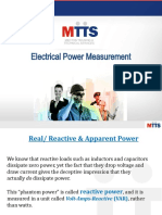 Electrical Power Measurement & Circuit Theory