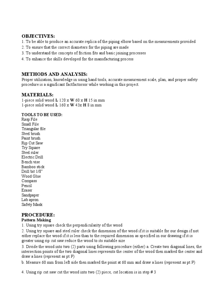 Se5 - Split Pattern Obj | Download Free PDF | Drill | Wood