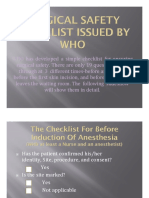 Dokumen - Tips Surgical Safety Checklist Issued by Who 58edb849282b8
