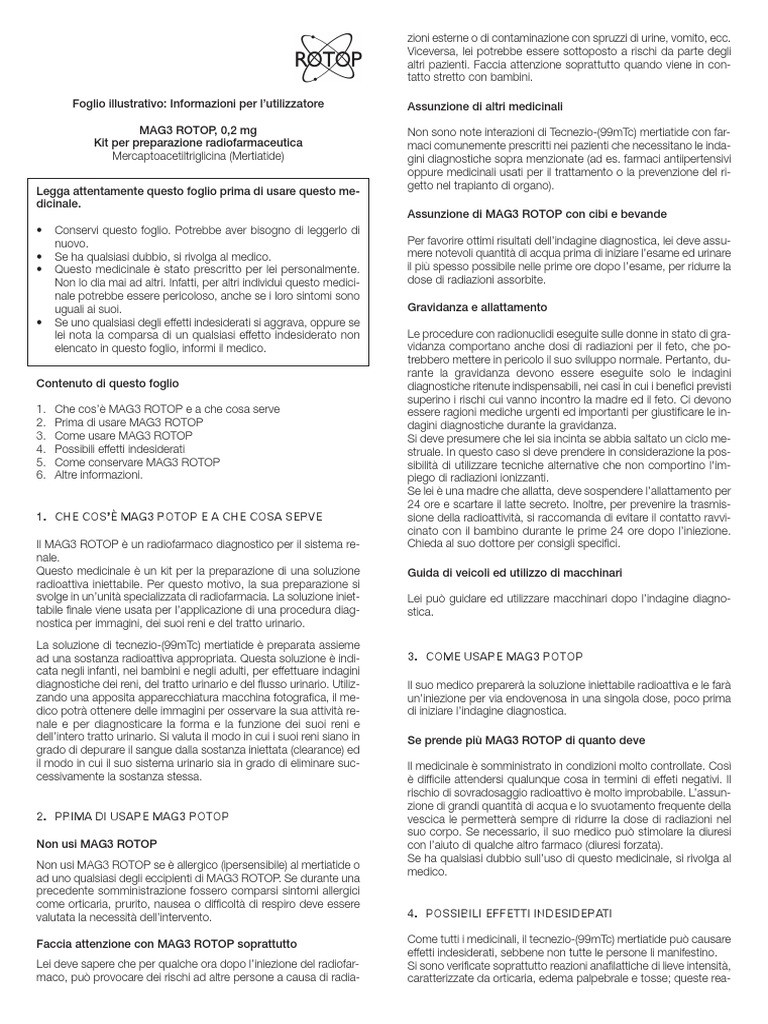 Mag3 Rotop | PDF