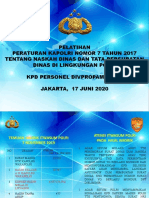 Bahan Paparan Perkap 7 TH 2017 NADIN (Divpropam)