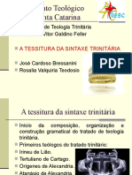 1 - A TESSITURA DA SINTAXE TRINITÁRIA - Irineu, Tertuliano, Orígenes, Atanásio, Hilário