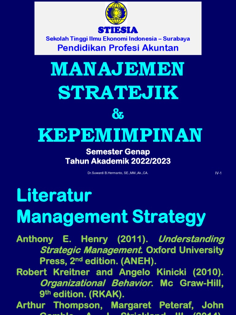 Lima Strategi Kompetitif Generik | PDF