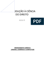 Aula 9 Aplicação Da Lei No Tempo e Integração Normativa