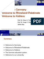 Welcome To Germany Welcome To Rhineland-Palatinate Welcome To Koblenz