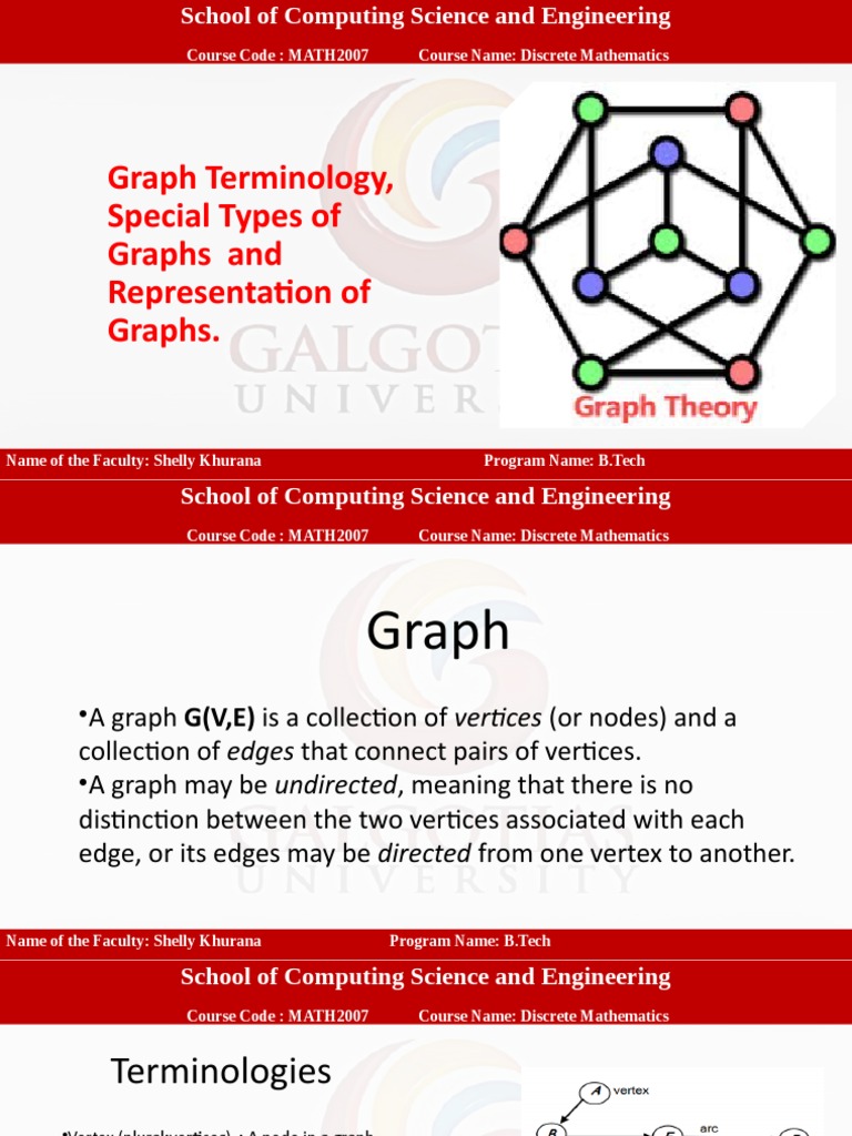 Graph Theory Basics in Discrete Math | PDF | Vertex (Graph Theory ...