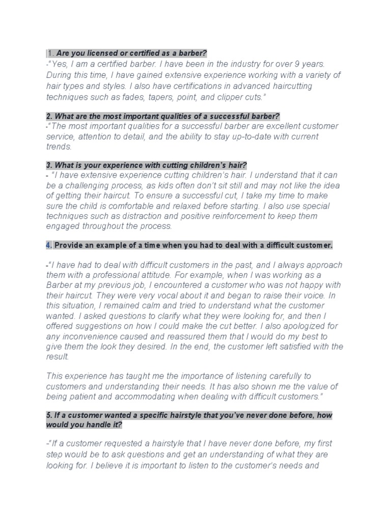 Script For Job Interview | PDF