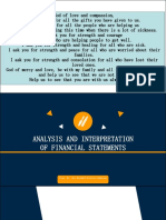 Analysis of Financial Statements