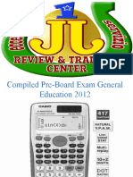 Compile Pre Board Exam Gen Ed 2012 1