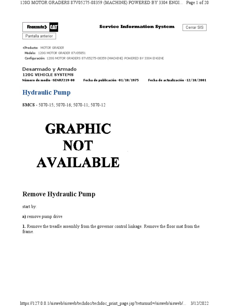 Remove hydraulic pump download free pdf tools machines