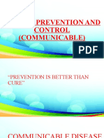 Disease Prevention and Control (Communicable)