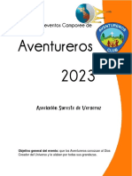 Panfleto Camporee de Aventureros-Final