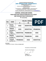 Jadwal Seragam PTS Genap 22-23