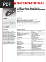 4-3 Directional Spool Valve 4WE6E