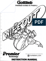 Wipe Out (Gottlieb) (1993) Manual