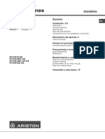 Manual de Instrucciones - Ariston