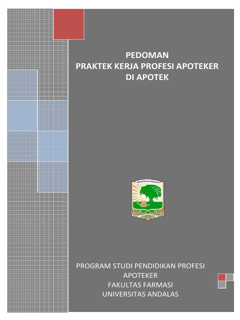 Pedoman PKPA Apoteker di Apotek | PDF