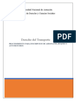 Derecho Del Transporte: Universidad Nacional de Asunción Facultad de Derecho y Ciencias Sociales